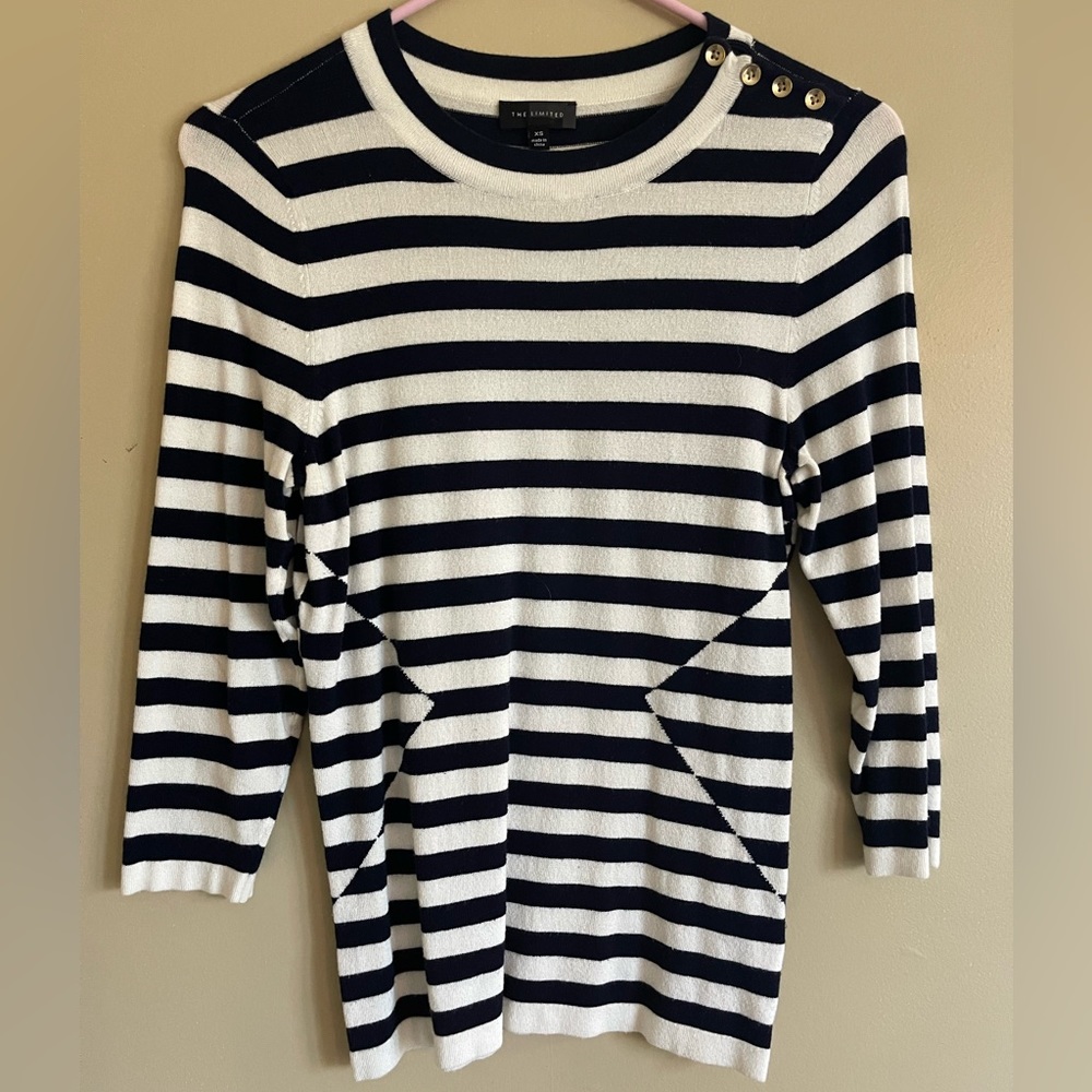 The Limited stripe knit shirt